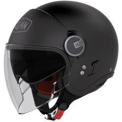 Casco Moto Mini-Jet Doppel Visier Visier Nolan N21 Classic Black Matt 010
