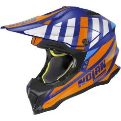 Cross Enduro Motorradhelm Nolan N53 CLIFFJUMPER 077 Imperator Matt Blue