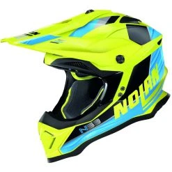 Cross Enduro Motorradhelm Nolan N53 KICKBACK 083 Gelbe LED