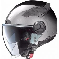 Demi Jet Motorrad-Sturzhelm Nolan N33 Alter Classic Chrome 006 Zerkratzt