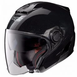 Doppel Visier Motorrad Helm Jet Nolan N-com N40.5 Sonder 012 Gloss Black