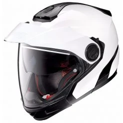 Helm Moto Modular Nolan Crossover N40.5 GT Klassische N-COM Gloss White