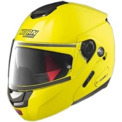 Helm Moto Modular Nolan N90.2 Hallo-Visibility N-COM Gelb Fluoreszierend