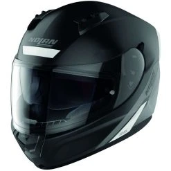Integral Motorradhelm Nolan N60.6 STAPLE 040 Schwarz Matt Weiß