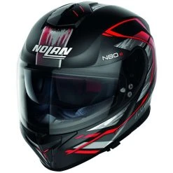 Integral Motorradhelm Nolan N80.8 THUNDERBOLT N-Com 027 Matt Rot