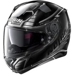 Integral Motorradhelm Nolan N87 AULICUS N-Com 080 Metall Schwarz