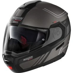 Modulare Motorradhelm-Homologation P / J Nolan N90.3 VOYAGER N-Com 016 Lavagrau Opak