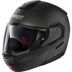 Modularer Motorradhelm P / J Homologation Nolan N90.3 SPEZIAL N-Com 009 Schwarzer Graphit