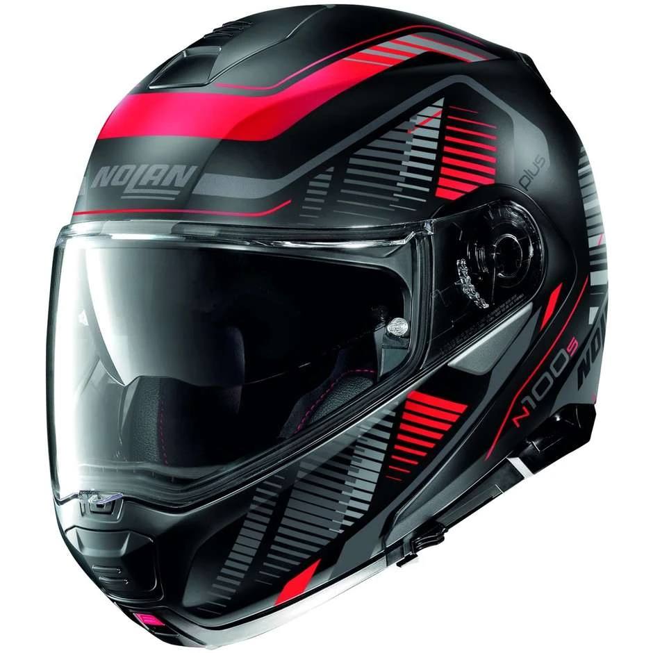 Modularer Motorradhelm P/J Zulassung Nolan N100.5 Plus STARBOARD N-Com 041 Matt Rot Modularer Motorradhelm P/J Zulassung Nolan N100.5 Plus STARBOARD N-Com 041 Matt Rot -Nolan Verkaufe modularer motorradhelm p j zulassung nolan n100 5 plus starboard n com 041 matt rot 132960