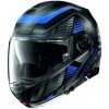 Modularer Motorradhelm P/J Zulassung Nolan N100.5 Plus STARBOARD N-Com 043 Matt Blau