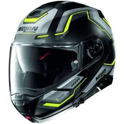 Modularer Motorradhelm P/J Zulassung Nolan N100.5 UPWIND N-Com 059 Matt Gelb