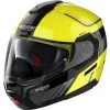 Modularer Motorradhelm P / J-Zulassung Nolan N90.3 VOYAGER N-Com 018 Gelbe LED