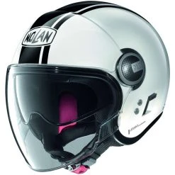 Motorradhelm Jet Nolan N21 VISOR DOLCE VITA 094 Weißmetall