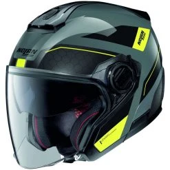 Nolan Verkaufe 41 Nolan N40.5 PIVOT N-Com 026 N-Com Schiefergrau Motorradhelm
