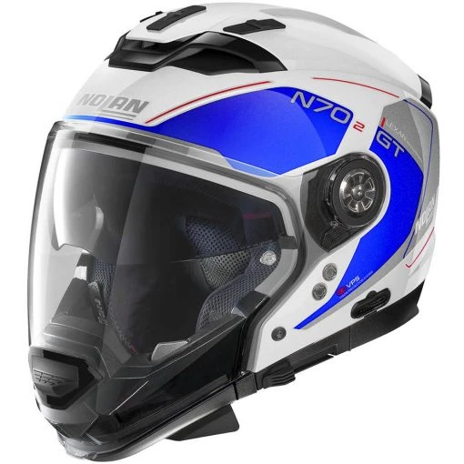 Nolan N70.2 Crossover Motorradhelm GT LAKOTA N-Com 041 Weißmetall Blau 1 Nolan N70.2 Crossover Motorradhelm GT LAKOTA N-Com 041 Weißmetall Blau -Nolan Verkaufe nolan n70 2 crossover motorradhelm gt lakota n com 041 weissmetall blau 109660