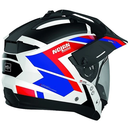 Nolan N70.2x Crossover ON-OFF Motorradhelm Grandes Alpes N-Com 026 Weiß Glänzend Blau Nolan N70.2x Crossover ON-OFF Motorradhelm Grandes Alpes N-Com 026 Weiß Glänzend Blau -Nolan Verkaufe nolan n70 2x crossover on off motorradhelm grandes alpes n com 026 weiss glaenzend blau 64746